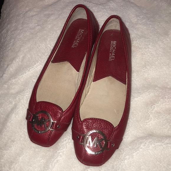 MICHAEL Michael Kors Shoes - Red Michael Kors Flats